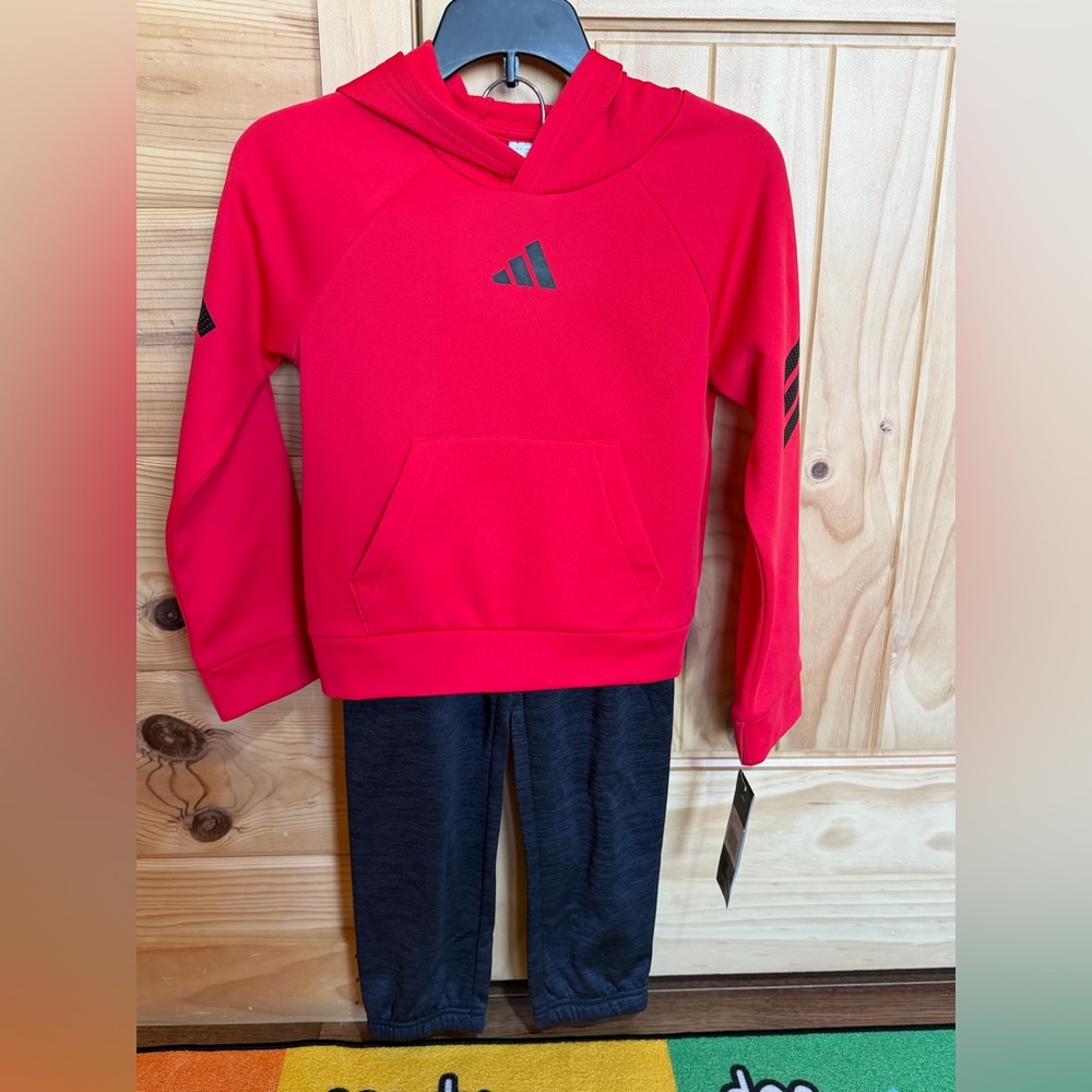 NWT Adidas Hoodie & Pants Set Youth Size 6